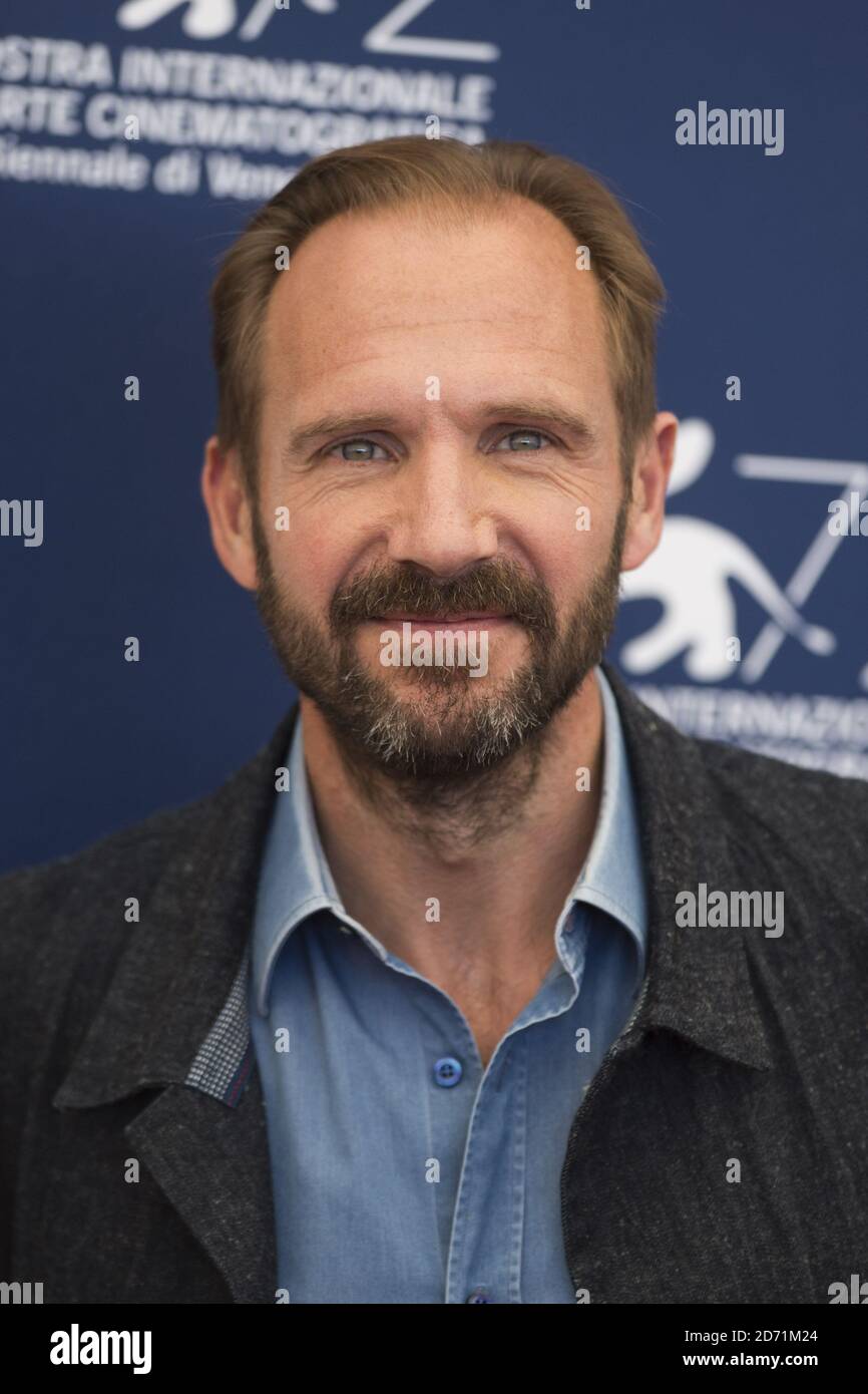 Ralph Fiennes attending a photocall for A Bigger Splash, at the 72nd ...