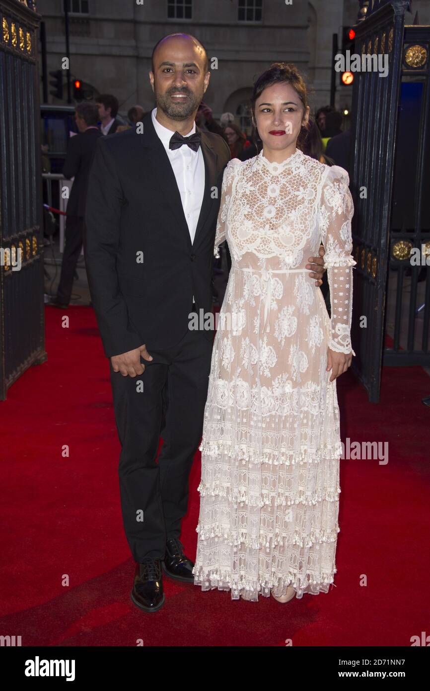 Nitzan Gilady and Moran Rosenblatt attending the BFI London Film Festival awards, at Banqueting House in London. PRESS ASSOCIATION Photo. Picture date: Saturday October 17, 2015. Photo credit should read: Matt Crossick/PA Wire Stock Photo