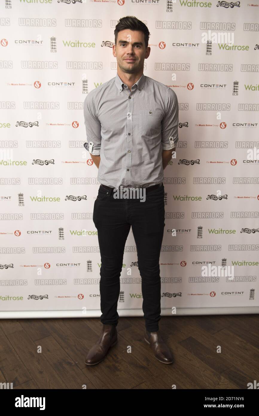 James Anderson attending the premiere of Warriors, at the Picture House ...
