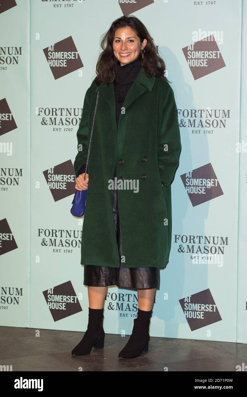 Jasmine Hemsley attending the SKATE at Somerset House Launch party, at