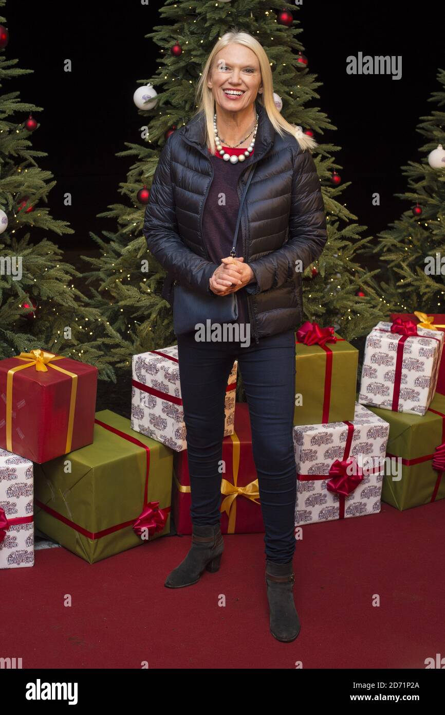 Anneka Rice attending the launch of Winter Wonderland, in Hyde Park in ...