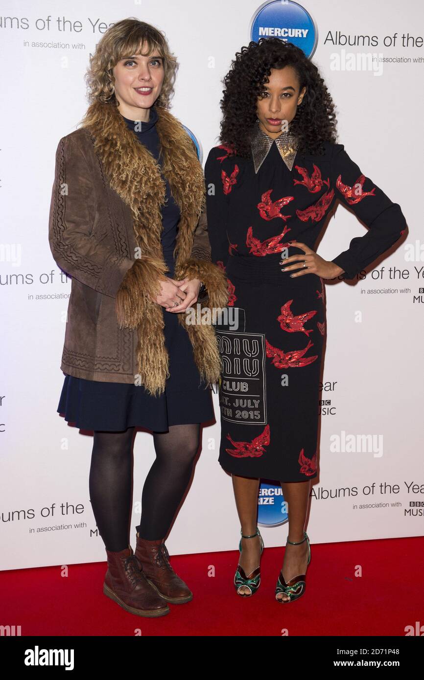 Judge Kate Mossman and Corrine Bailey Rae (right) attending the 2015  Mercury Music Prize at the BBC Broadcasting House, London Stock Photo -  Alamy