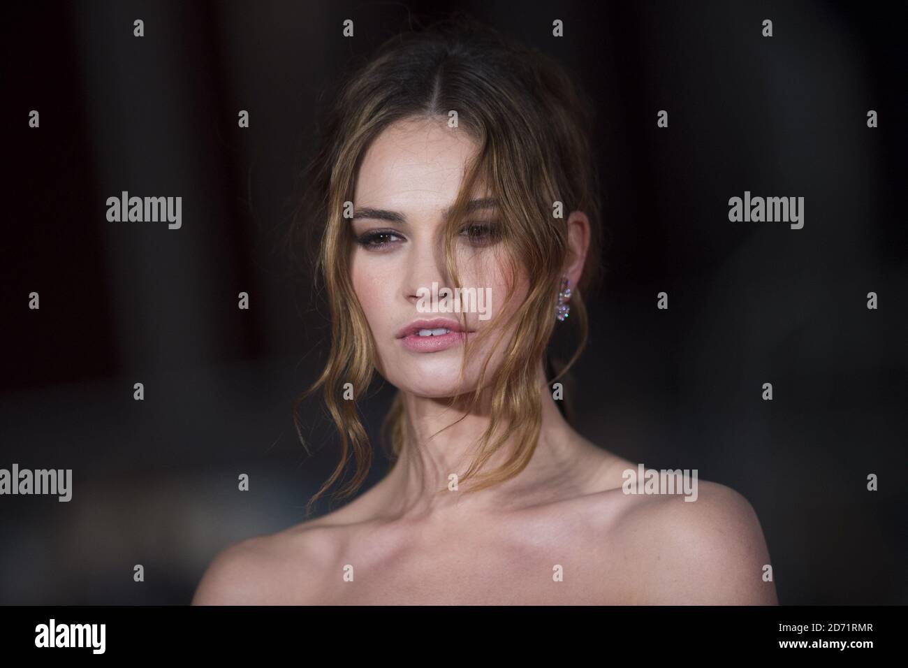 Lily James attending the Pride and Prejudice and Zombies European Premiere at Vue West End, Leicester Square, London. Stock Photo