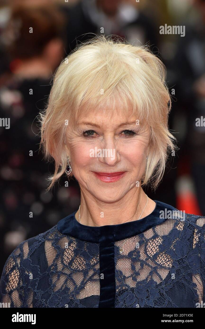 Dame Helen Mirren attending the Eye In The Sky UK premiere held at