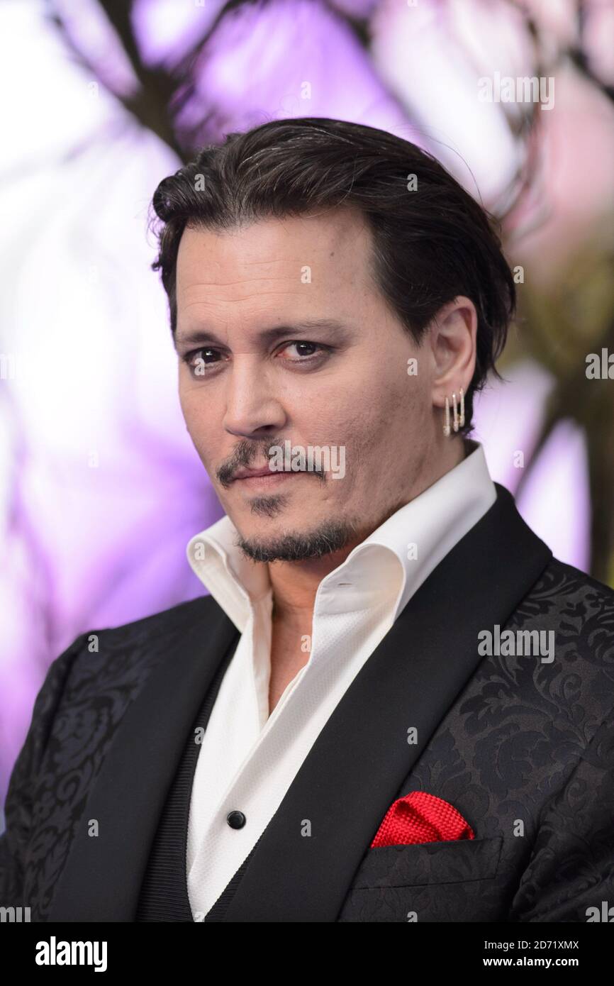 Johnny Depp attending the Alice Through The Looking Glass European  premiere, at the Odeon Leicester Square, London Stock Photo - Alamy