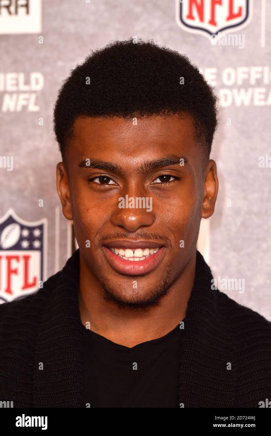 Alex Iwobi attending the launch of NFL House, in Holborn London