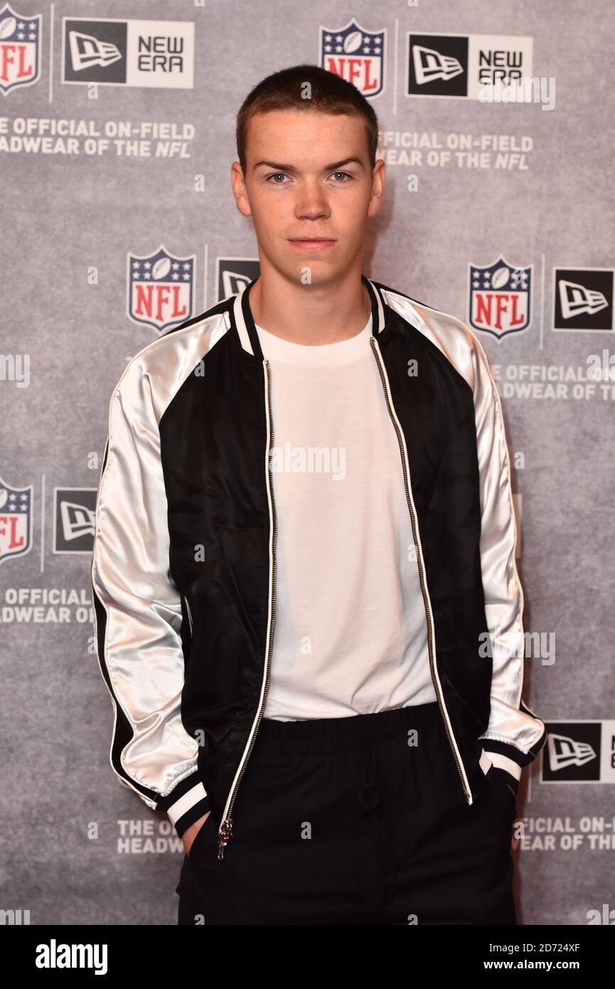 Will Poulter attending the launch of NFL House, in Holborn London. Picture date: Thursday October 20th, 2016. Photo credit should read: Matt Crossick/ EMPICS Entertainment. The venue will be open for 10 days to celebrate the three NFL games being played in London during October. Stock Photo