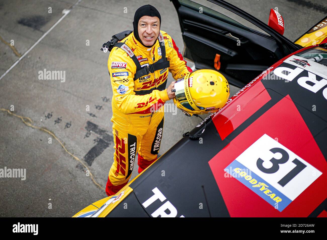 ORONEL Tom (ned), Comtoyou DHL Team Audi Sport, Audi LMS, portrait during the 2020 FIA WTCR Race of Hungary, 4th round of the 2020 FIA World Touring Stock Photo