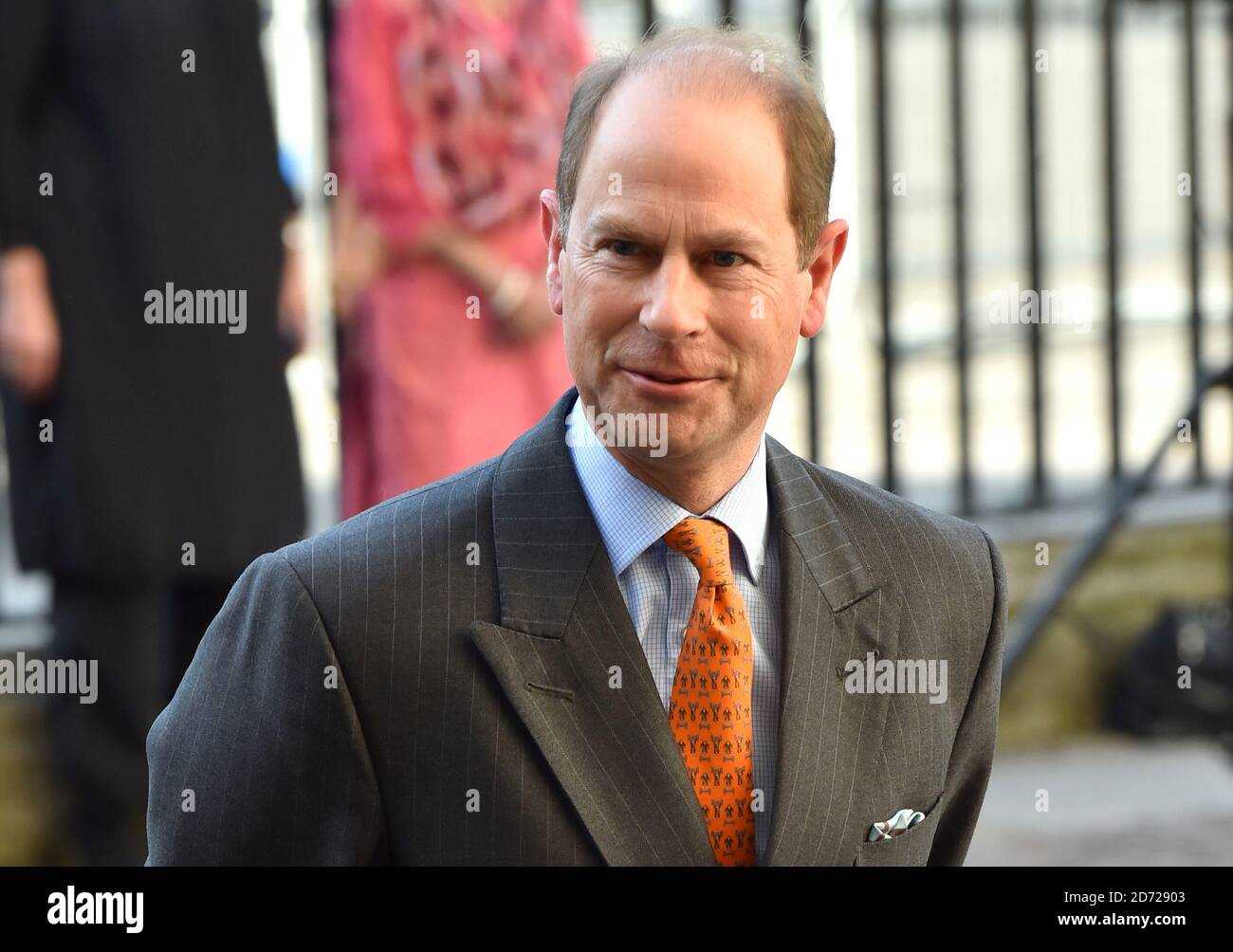 Prince Edward, Earl of Wessex attending the Commonwealth Day service at Westminster Abbey, London.  Picture date: Monday March 13, 2017. Photo credit should read: Matt Crossick/ EMPICS Entertainment.  Stock Photo