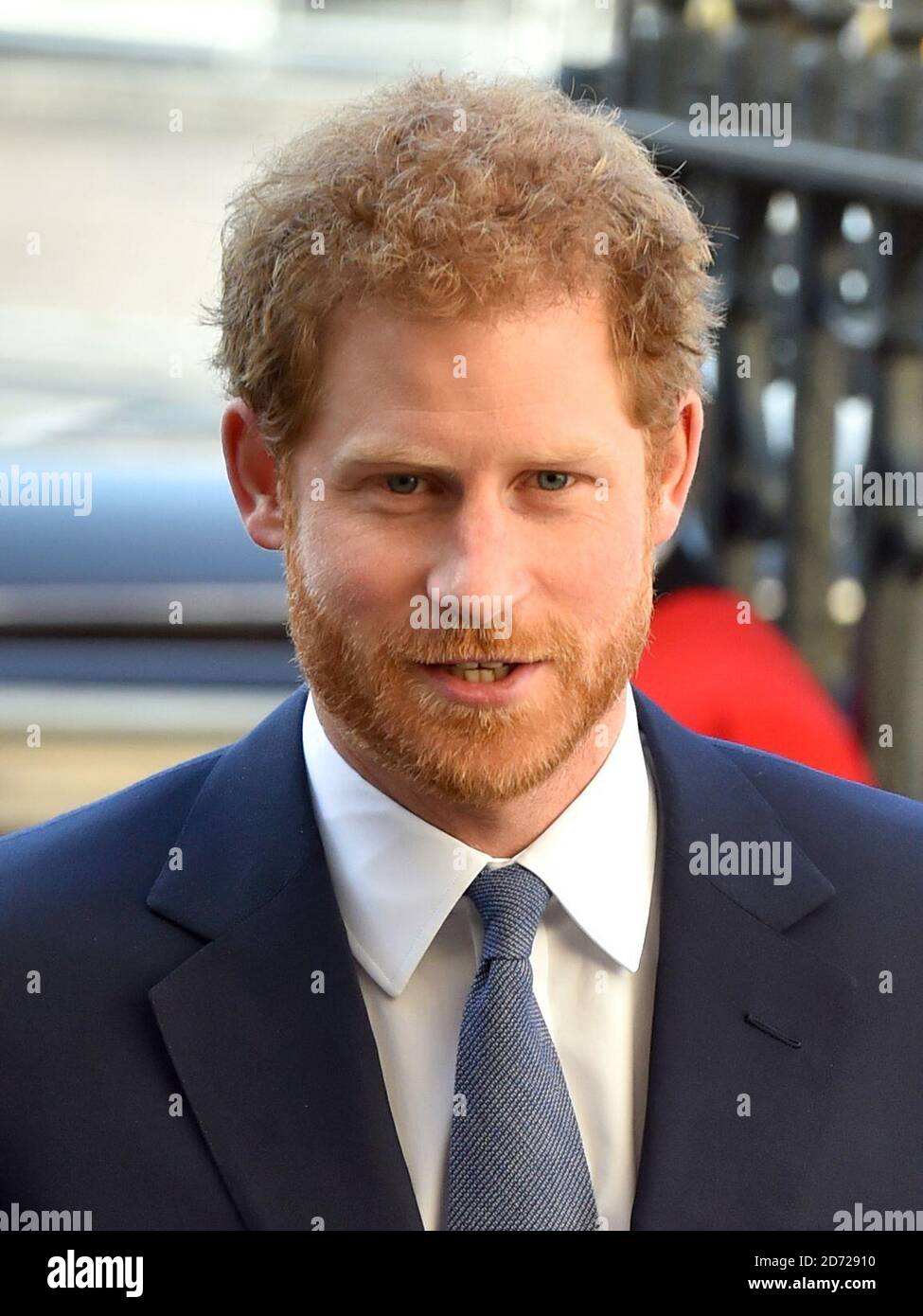 Prince Harry attending the Commonwealth Day service at Westminster Abbey, London.  Picture date: Monday March 13, 2017. Photo credit should read: Matt Crossick/ EMPICS Entertainment.  Stock Photo