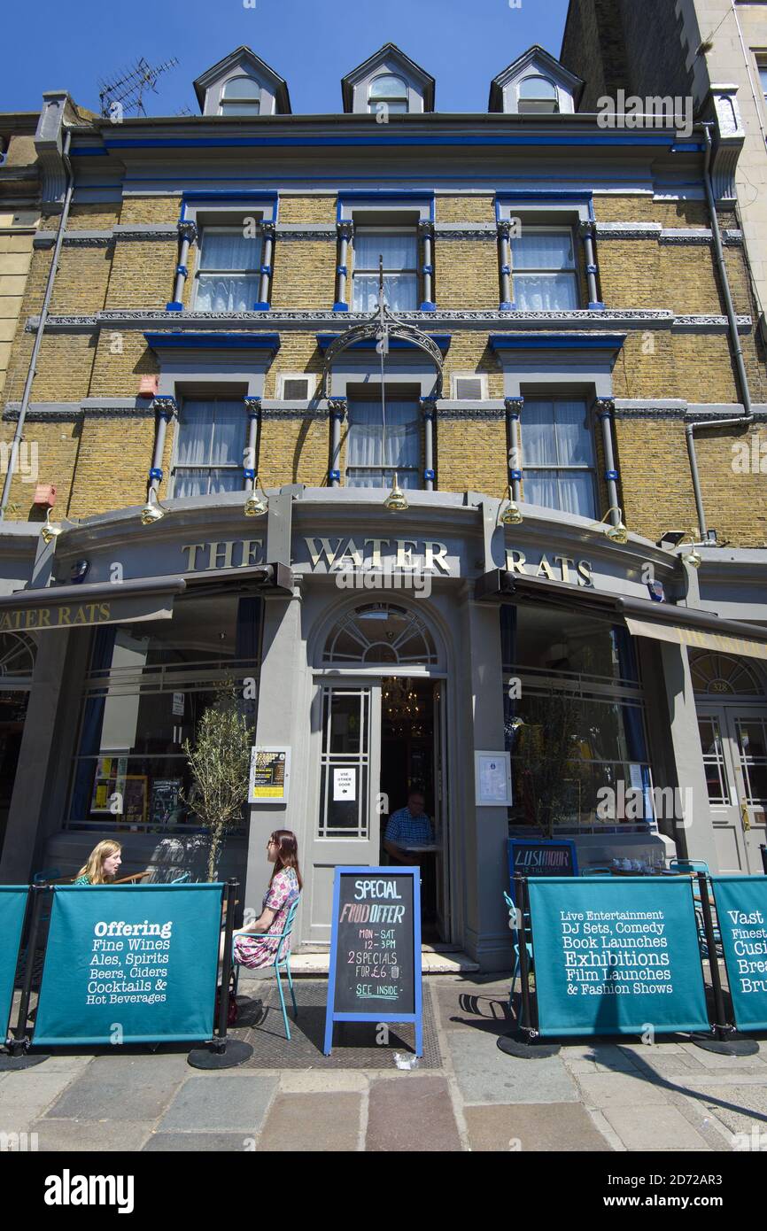 General view of the Water rats pub in King's Cross, London, where Katy Perry performed at the launch party for the new Capital Breakfast show with Roman Kemp. The pub was the venue where she made her UK debut 10 years ago. Picture date: Friday May 26th, 2017. Photo credit should read: Matt Crossick Stock Photo