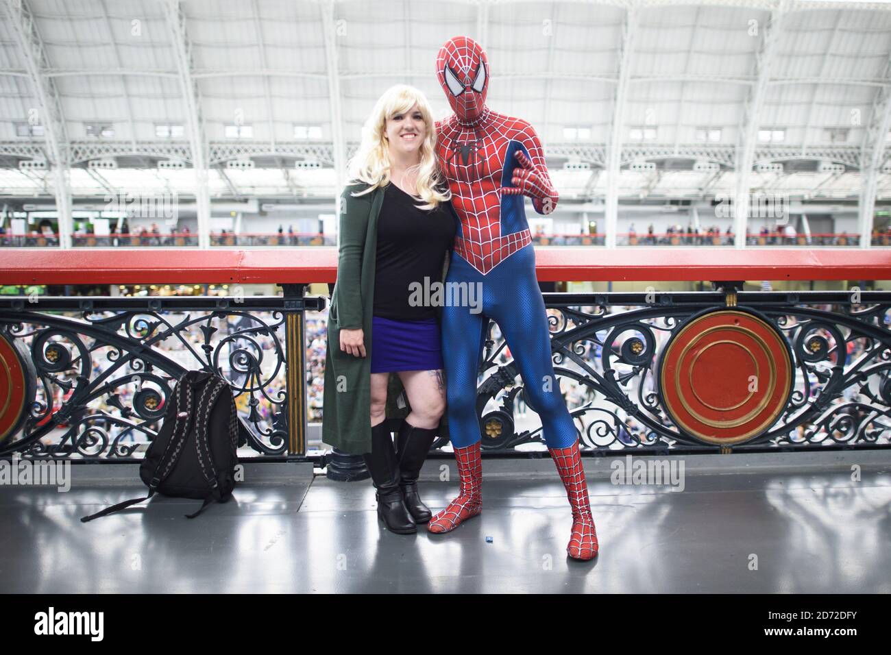 Cosplay fans in costume during the London Film and Comic Con in Olympia,  Kensington. Picture date: Sunday July 30th, 2017. Photo credit should read:  Matt Crossick/ EMPICS Entertainment Stock Photo - Alamy
