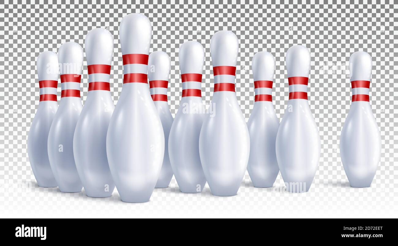 Bowling pins vector Stock Vector Image & Art Alamy
