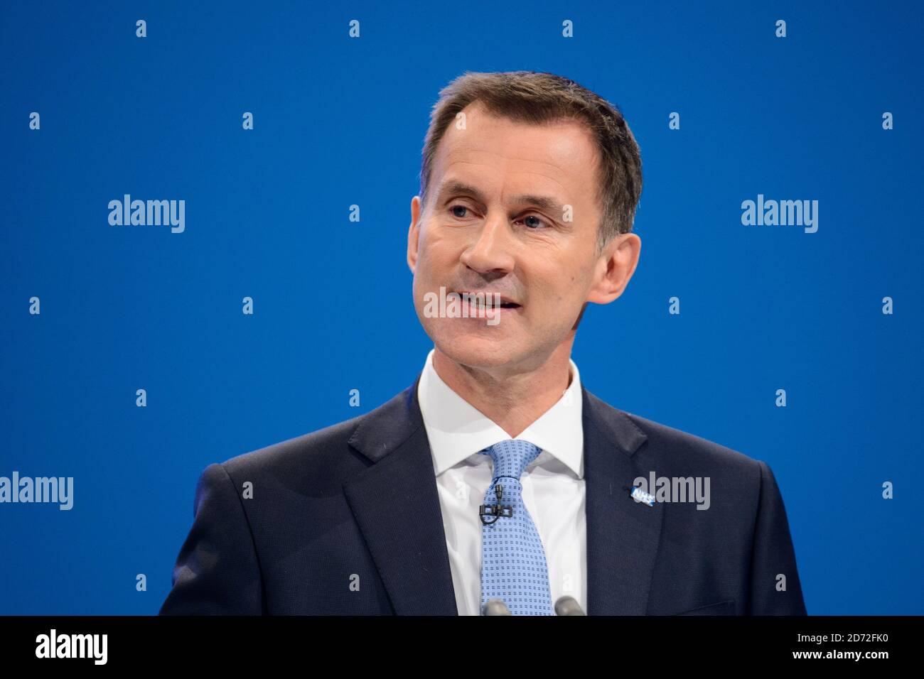 Secretary of State for Health Jeremy Hunt gives a speech at the ...