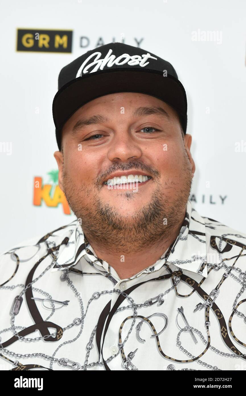 Charlie Sloth arriving at the Rated Awards, at the Roundhouse in Camden, London. Picture date: Tuesday October 24th, 2017. Photo credit should read: Matt Crossick/ EMPICS Entertainment. Stock Photo