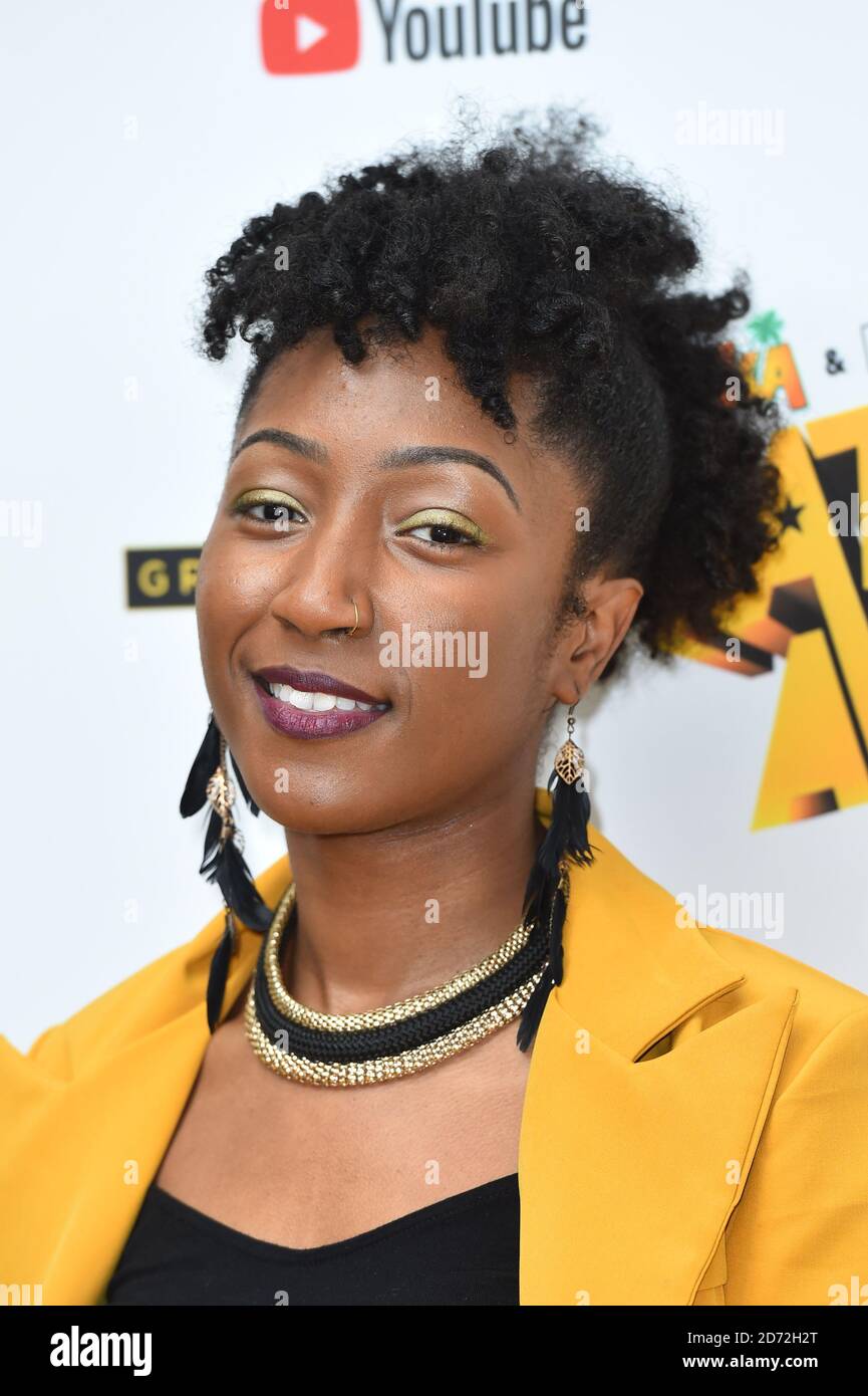 Lady Sanity arriving at the Rated Awards, at the Roundhouse in Camden, London. Picture date: Tuesday October 24th, 2017. Photo credit should read: Matt Crossick/ EMPICS Entertainment. Stock Photo