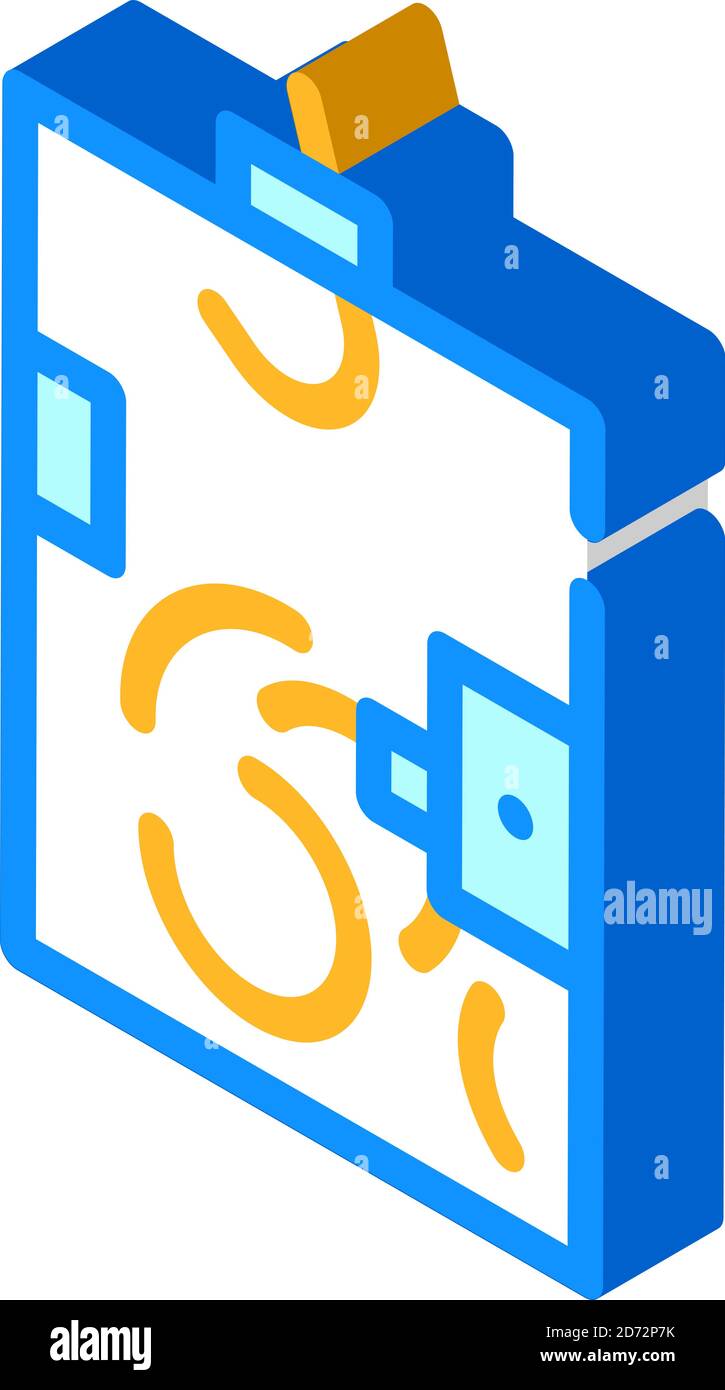 ballot box isometric icon vector illustration sign Stock Vector Image ...