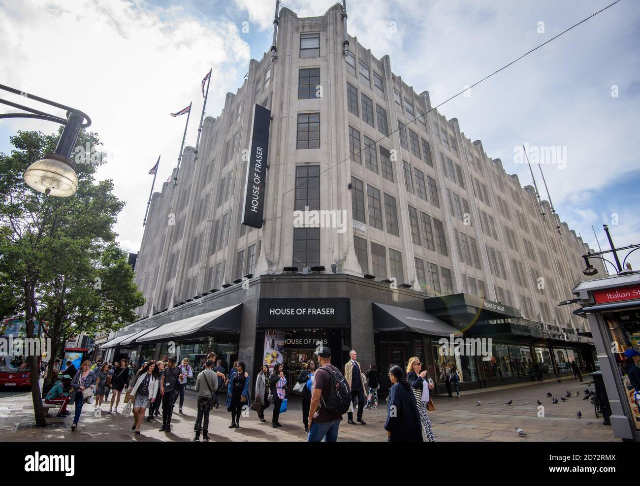 General view of House of Fraser department store in London, which denied reports today that the firm was on the bink of collapse. Picture date: Tuesday June 5th, 2018. Photo credit should read: Matt Crossick/ EMPICS Entertainment. Stock Photo