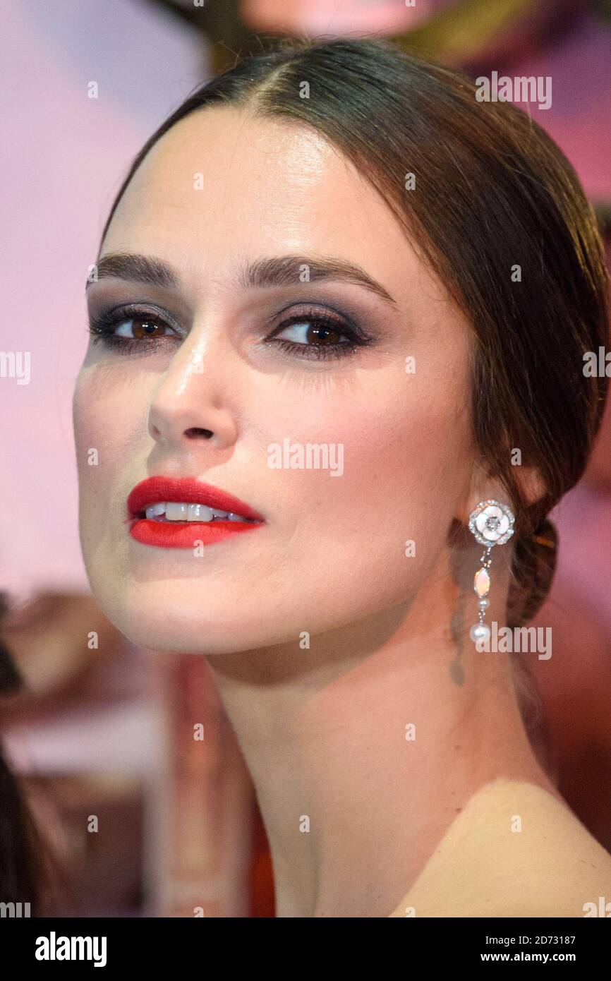 Keira Knightley attending the European Premiere of The Nutcracker and