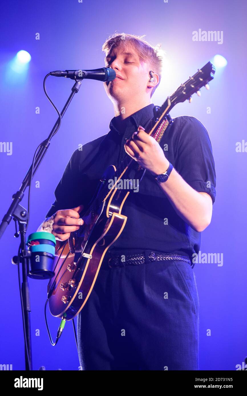 George Ezra performing at Wembley Arena in London. Picture date ...