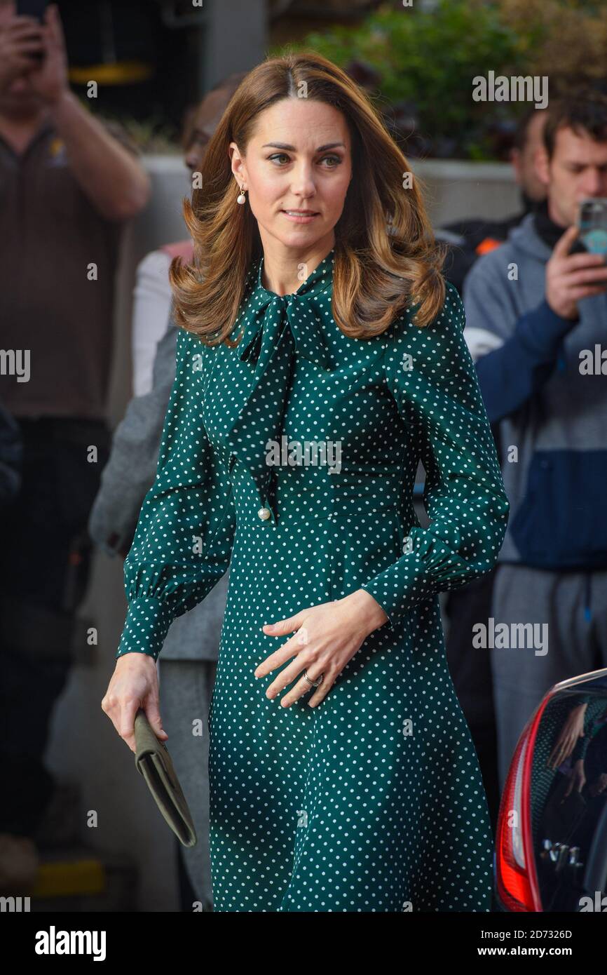 The Duchess of Cambridge arriving at Evelina Children's Hospital in London. Picture date: Tuesday December 11, 2018. Photo credit should read: Matt Crossick/ EMPICS Entertainment. Stock Photo