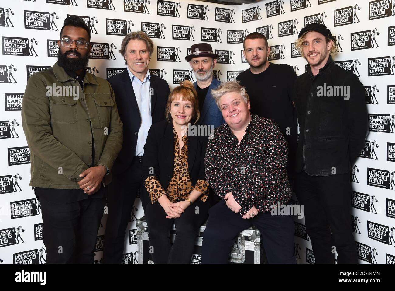 Comedians Romesh Ranganathan, John Bishop, Kerry Godliman, Tommy Tiernan, Susie McCabe, Kevin Bridges and Seann Walsh during the Teenage Cancer Trust comedy night, at the Royal Albert Hall, London. Picture date: Wednesday March 27, 2019. Photo credit should read: Matt Crossick/Empics Stock Photo