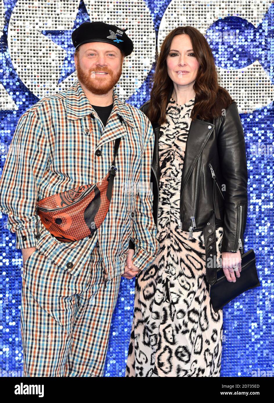 Leigh Francis and Jill Carter attending the Rocketman UK Premiere, at ...