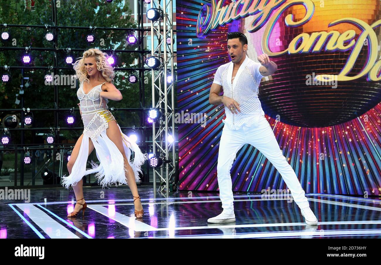 Nadiya Bychkova and Giovanni Pernice perform at the Strictly Come