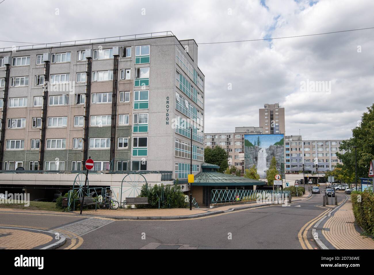 General view of the Broadwater Farm Estate in Tottenham, north London. Photo credit should read