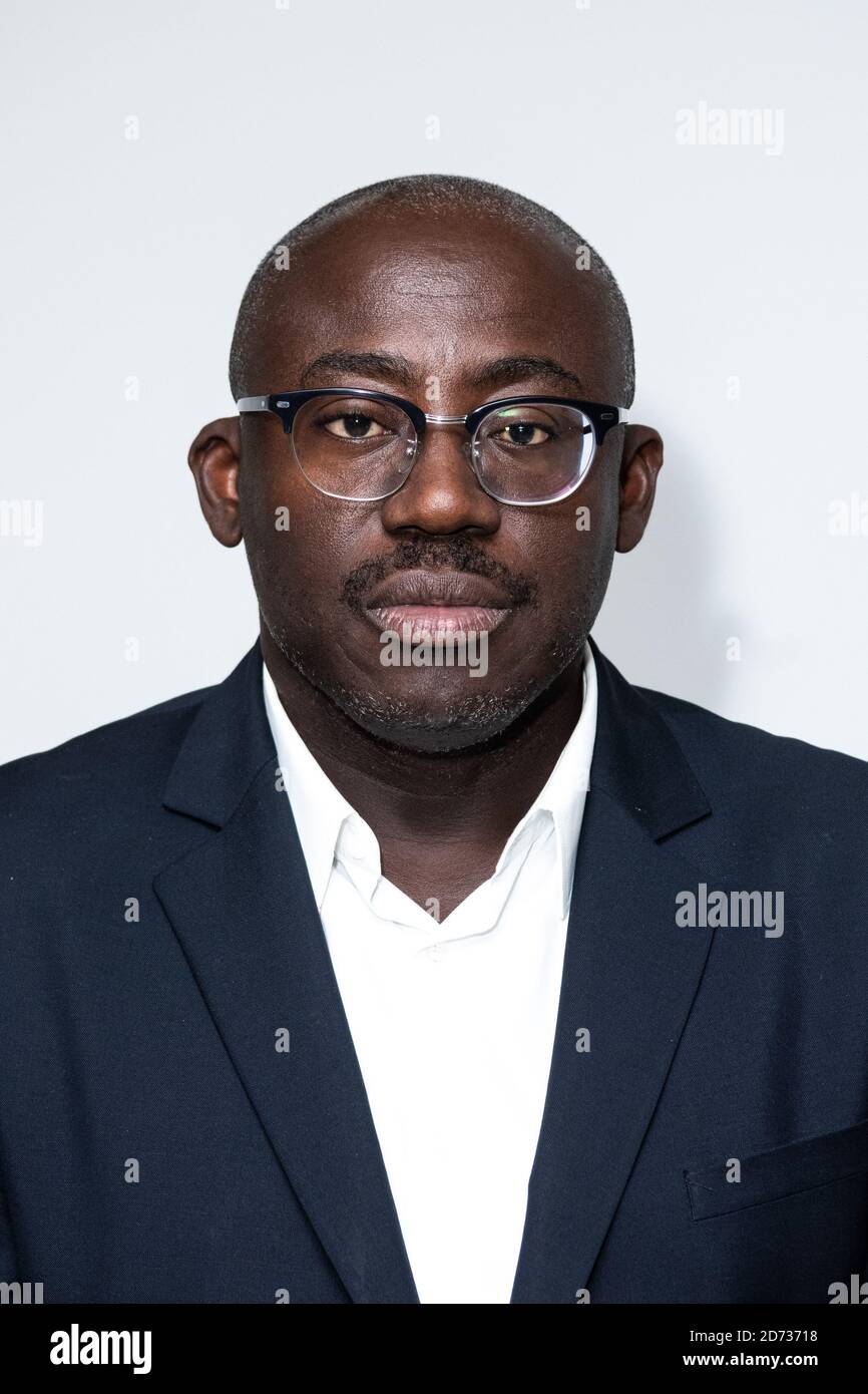 Edward Enninful on the front row during the Matty Bovan catwalk show during Spring/Summer 2020 London Fashion Week, at the BFC Show Space on The Strand, London. Picture date: Friday September 13, 2019. Photo credit should read: Matt Crossick/Empics Stock Photo