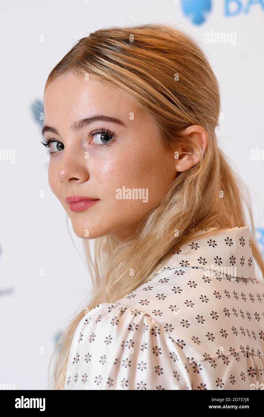 Freya Allan arriving for the Women of The Year Lunch and Awards 2019