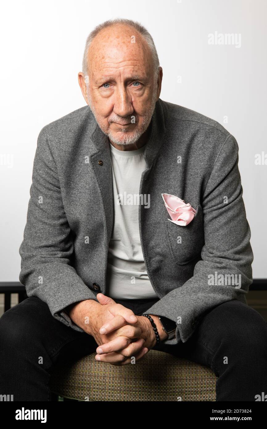 Musician Pete Townshend pictured at the Sloane Club in London. His ...