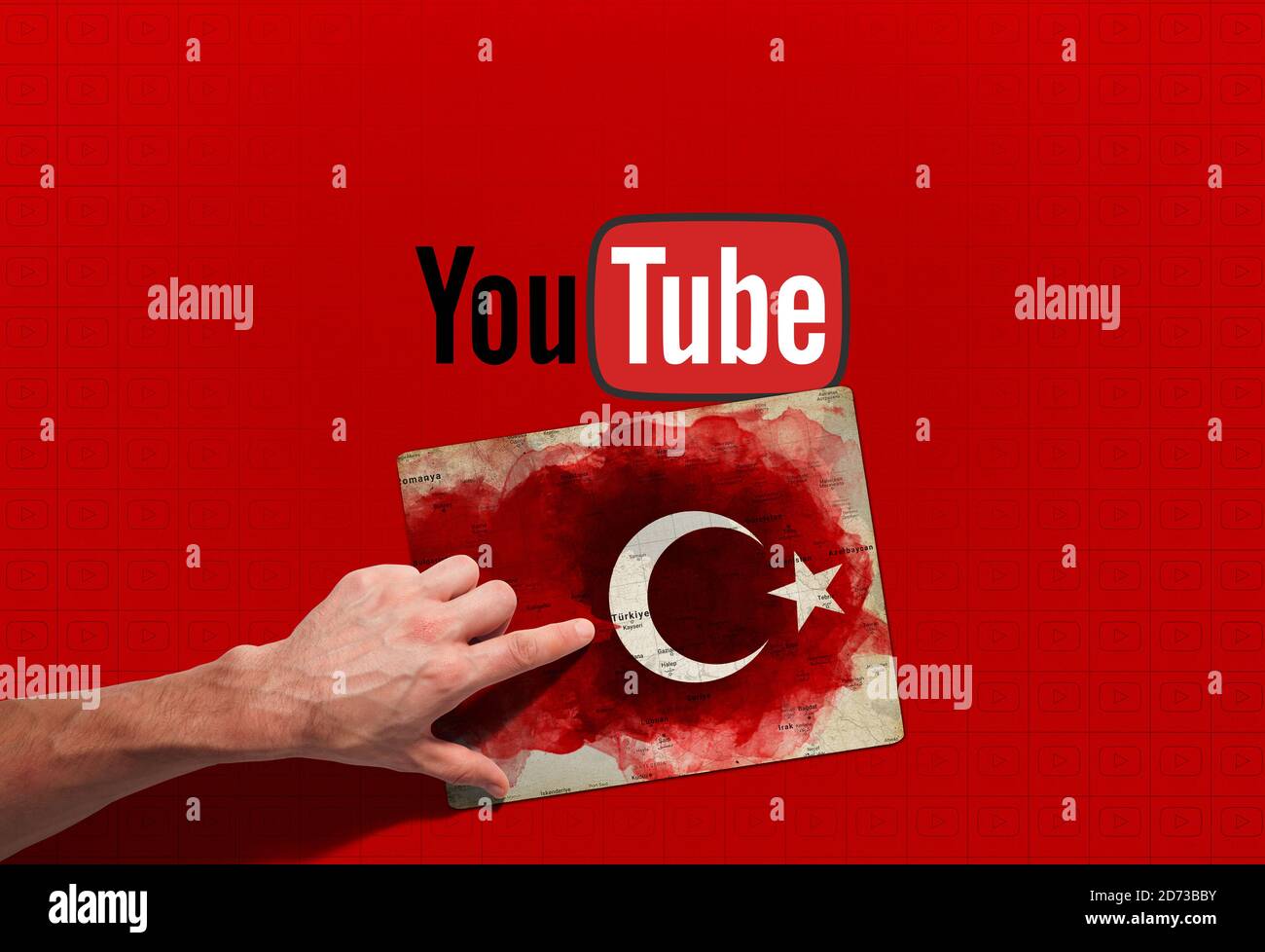 Youtube, Youtube Background Design and Turkey Stock Photo Alamy