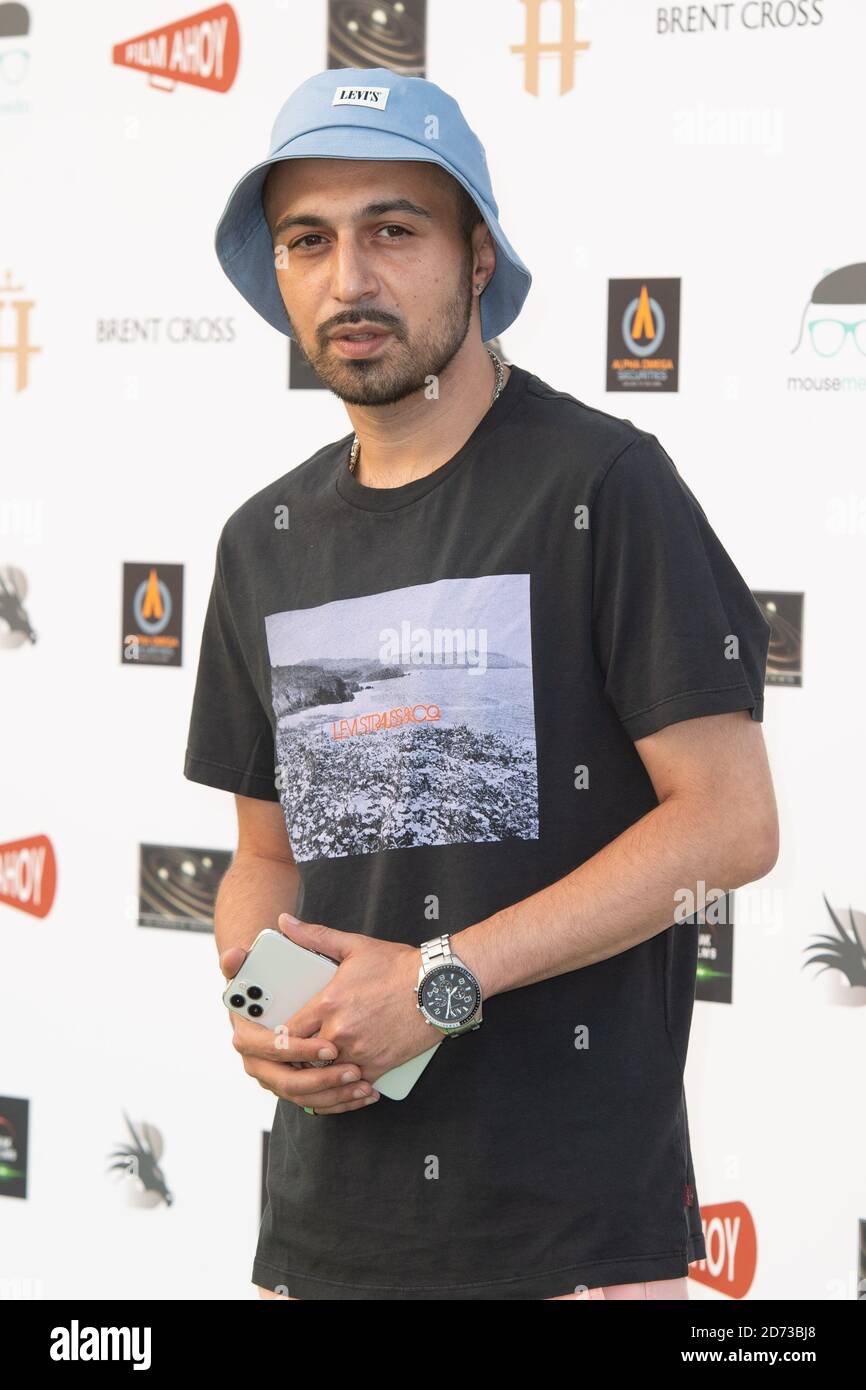 Adam Deacon attending the drive-in premiere of Break, at the Brent Cross Drive-In cinema in north west London. Picture date: Wednesday July 22, 2020. Photo credit should read: Matt Crossick/Empics Stock Photo