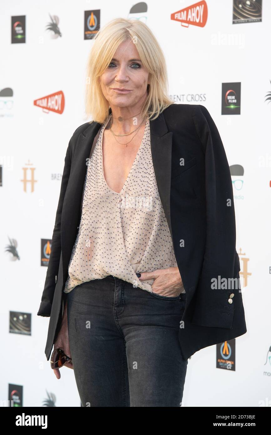 Michelle Collins attending the drive-in premiere of Break, at the Brent Cross Drive-In cinema in north west London. Picture date: Wednesday July 22, 2020. Photo credit should read: Matt Crossick/Empics Stock Photo