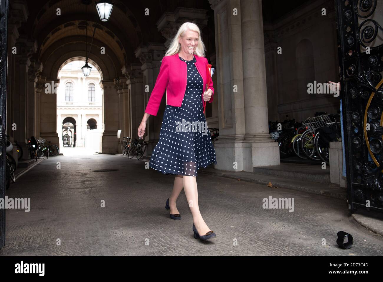 Conservative Party Chairwoman Amanda Milling returns to 10 Downing Street, after a Cabinet meeting at the Foreign and Commonwealth Office (FCO) in London. Picture date: Tuesday September 8, 2020. Photo credit should read: Matt Crossick/Empics Stock Photo