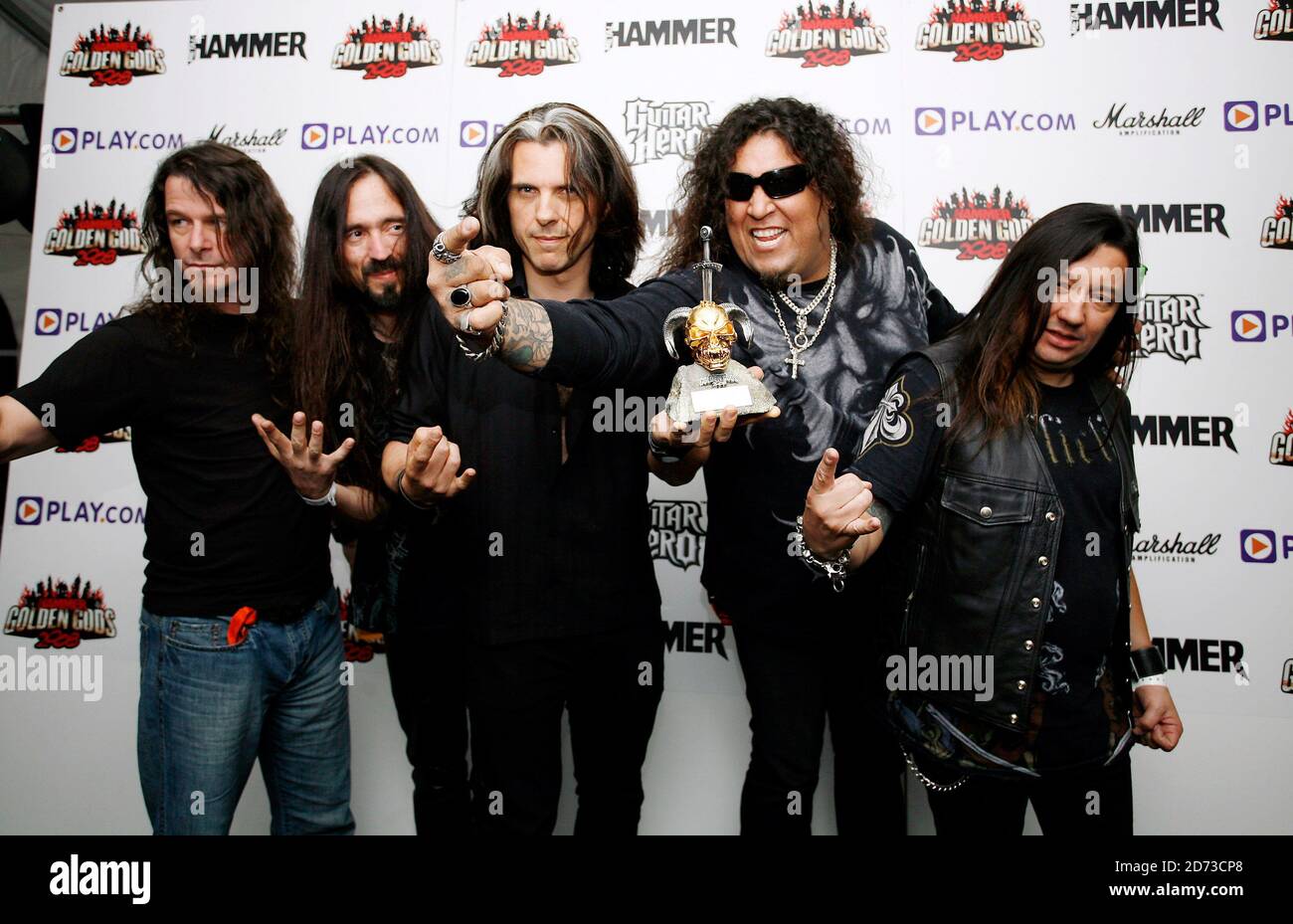 Testament during the Metal Hammer Golden Golden Gods Awards 2008, at  Indig02 in Greenwich, London Stock Photo - Alamy
