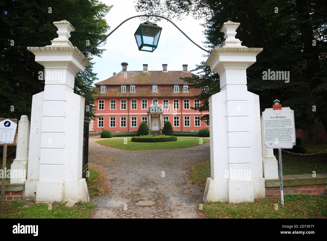 Gartow Mansion, Gartow, Lüchow-Dannenberg,  Lower Saxony, Germany, Europe Stock Photo