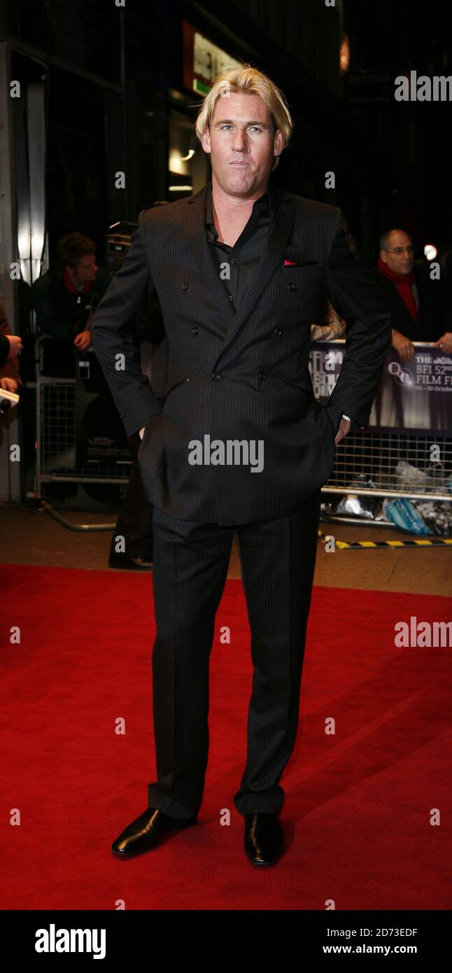 Simon Jordan arrives at the premiere of Telstar, part of the BFI 52nd ...