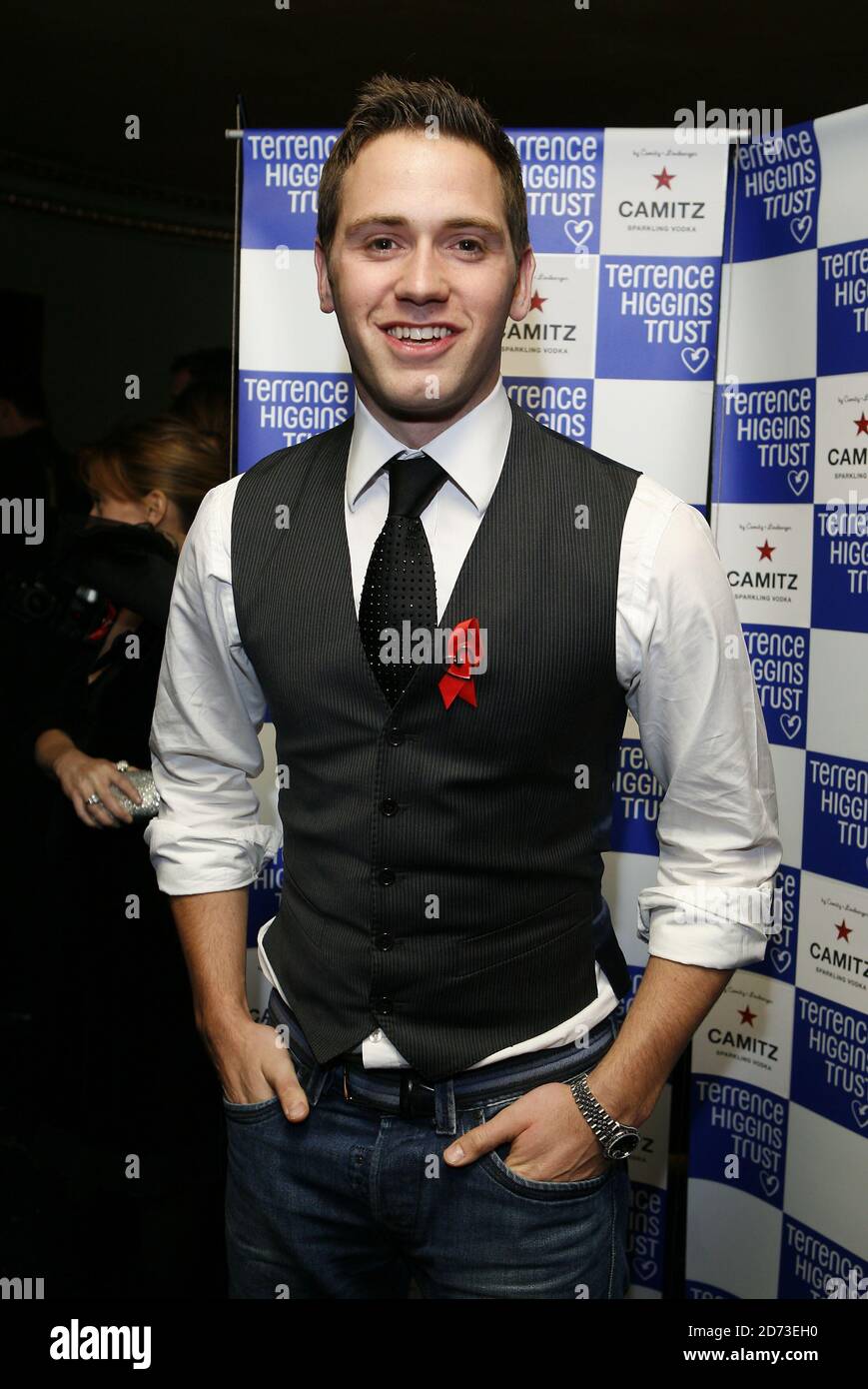 Christian Digby arrives at the Terrence Higgins Trust's Supper Club
