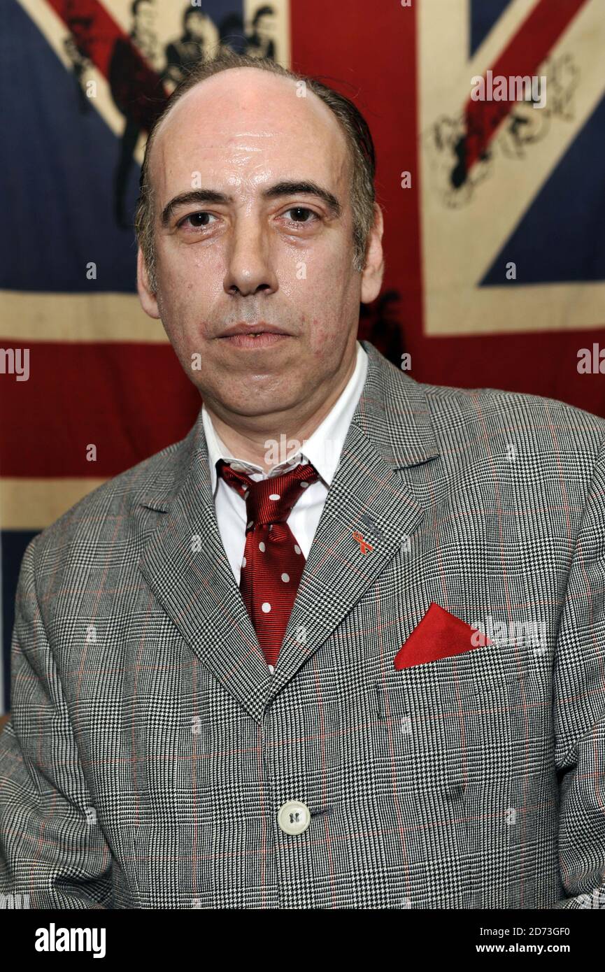 Mick Jones at the private view of his exhibition, The Rock and Roll
