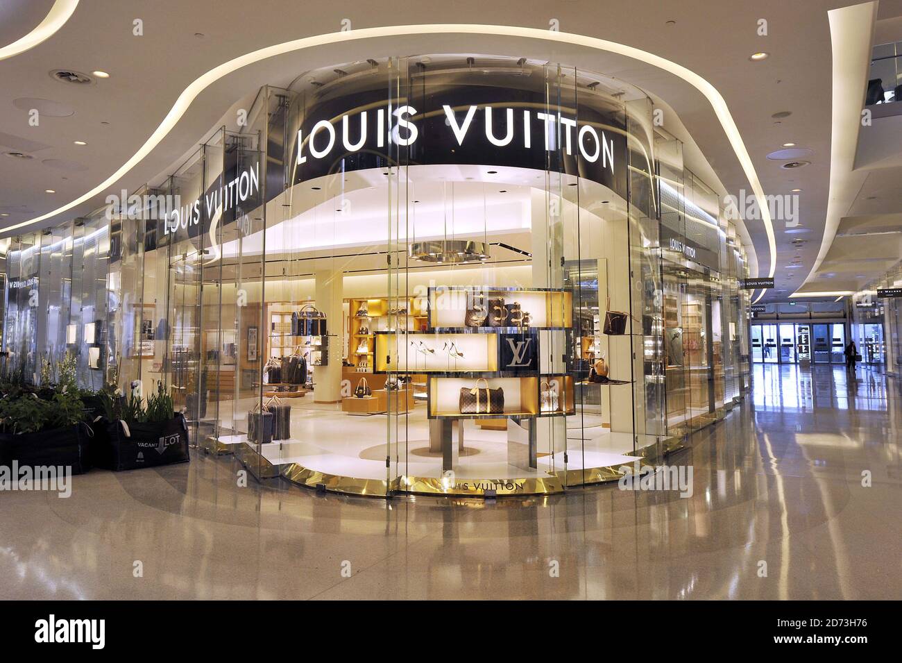 A general view of the new Louis Vuitton store, which opened at the  Westfield shopping centre in west London today Stock Photo - Alamy