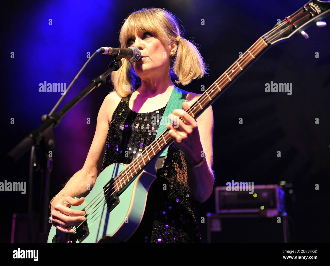 Tina Weymouth of Tom Tom club performing live as part of Island Records  50th anniversary festival at Shepherds Bush Empire in London, UK Stock  Photo - Alamy