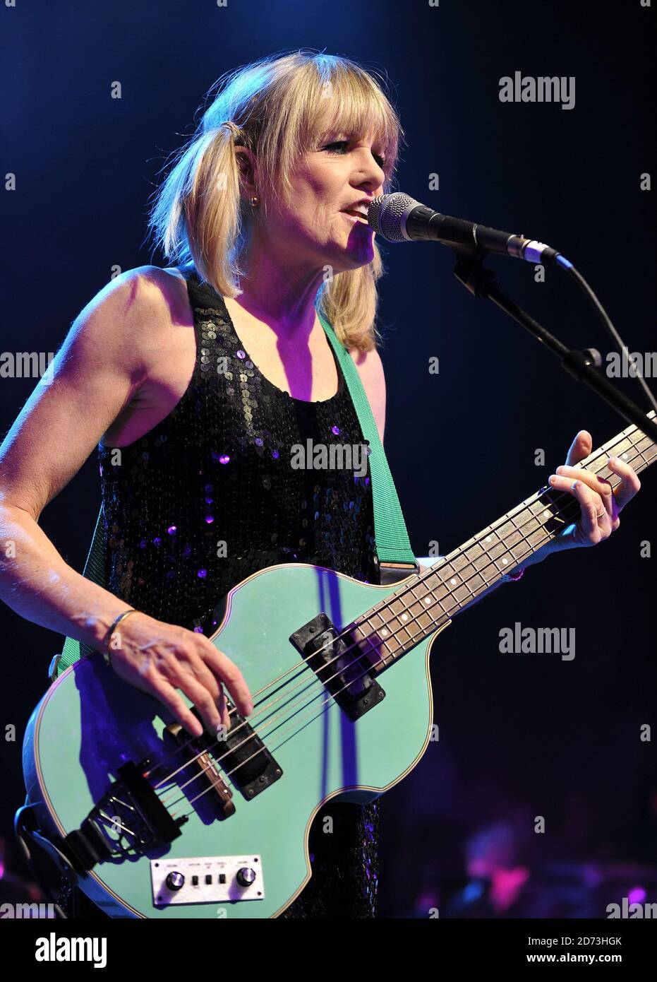 Tina Weymouth of Tom Tom club performing live as part of Island Records