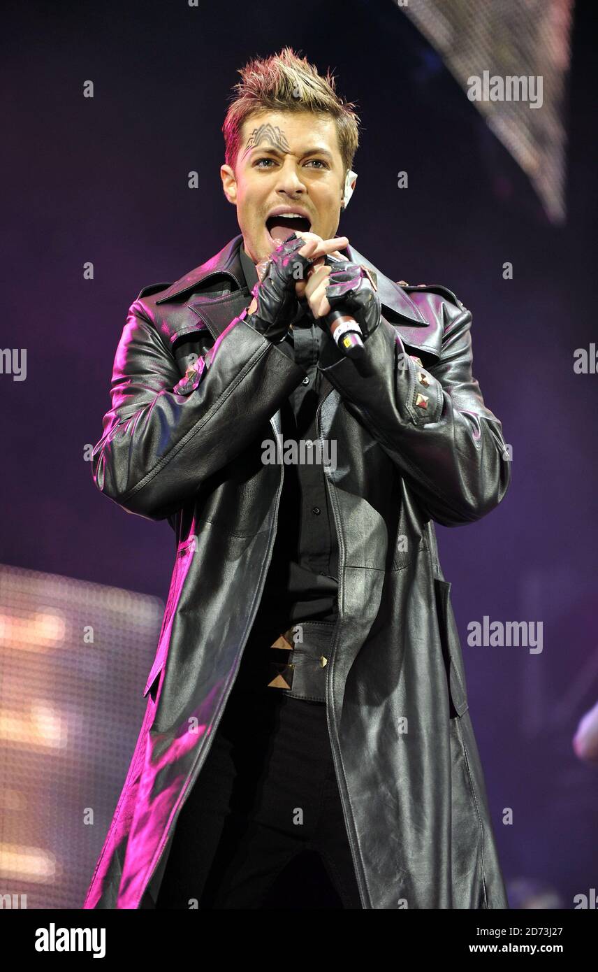 Duncan James of Blue performs on stage during Capital 95.8 Summertime