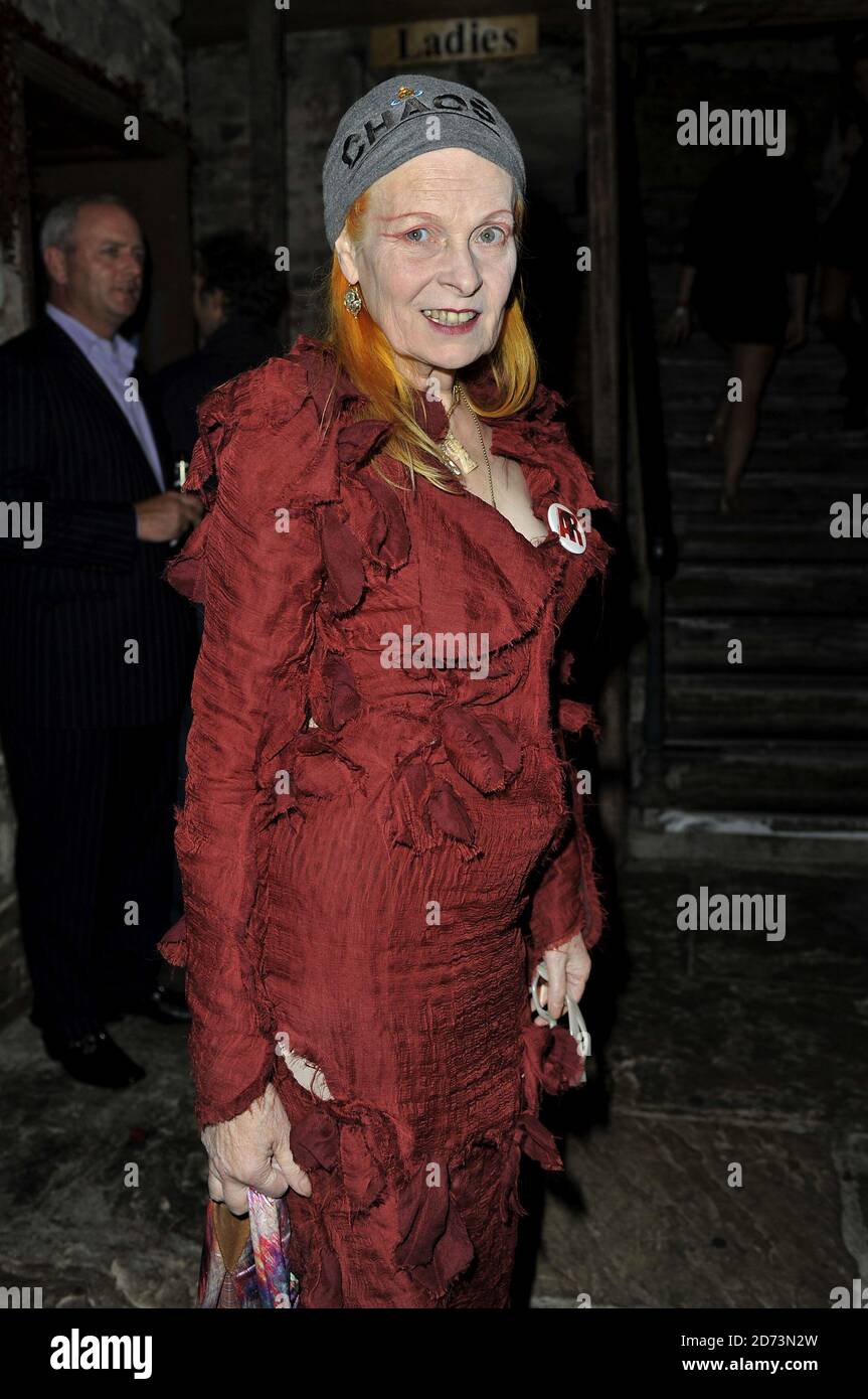 Vivienne Westwood attending the Child of the Jago fashion show 