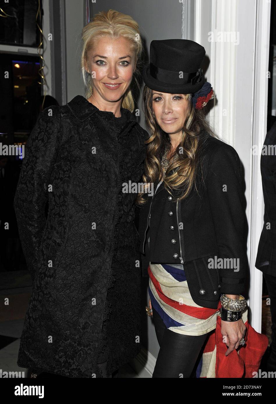 Tamara Beckwith (l) and Gela Nash-Taylor attending the launch party for Juicy Couture's flagship store in central London. Stock Photo