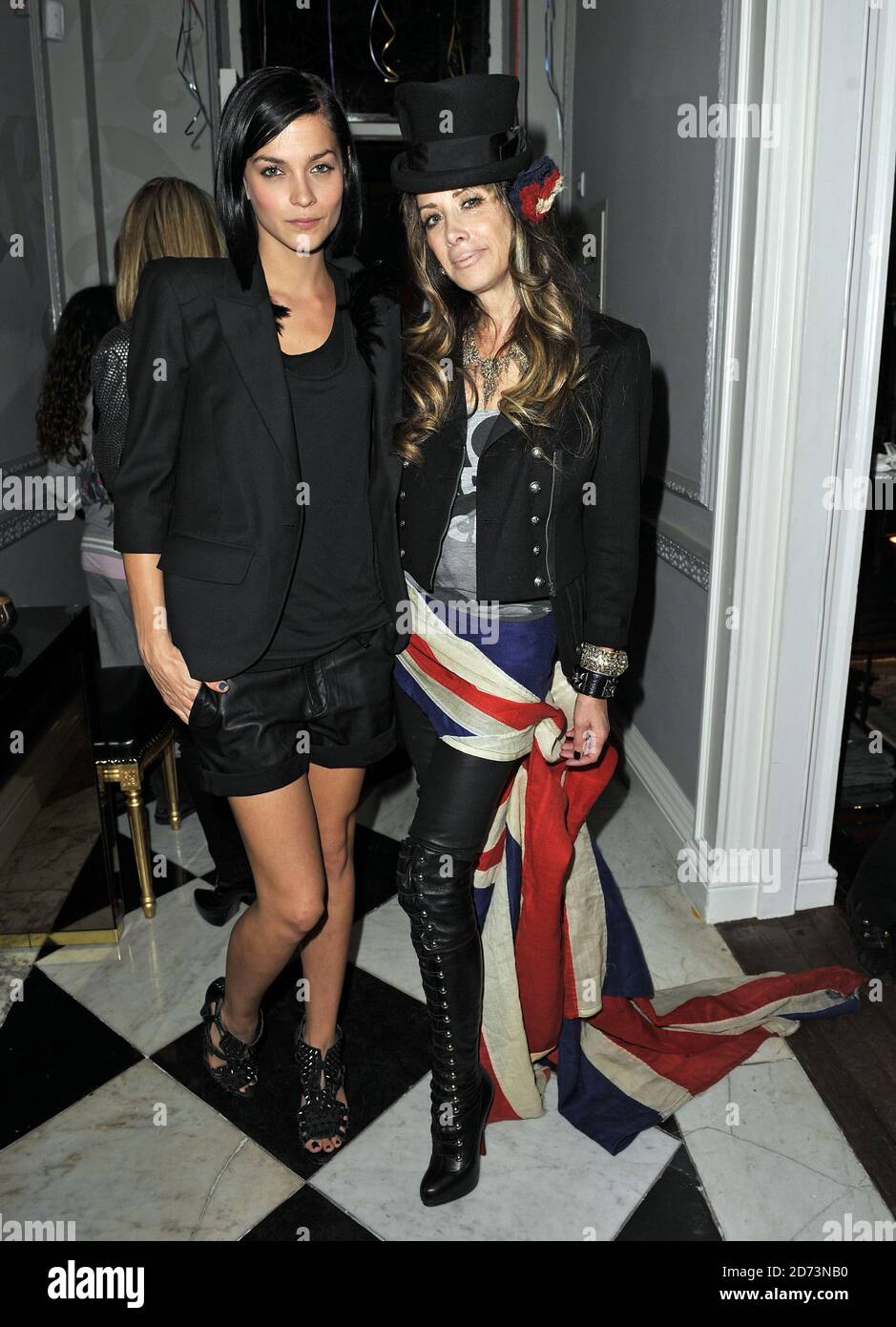 Leigh Lezark and Gela Nash-Taylor attending the launch party for Juicy Couture's flagship store in central London. Stock Photo