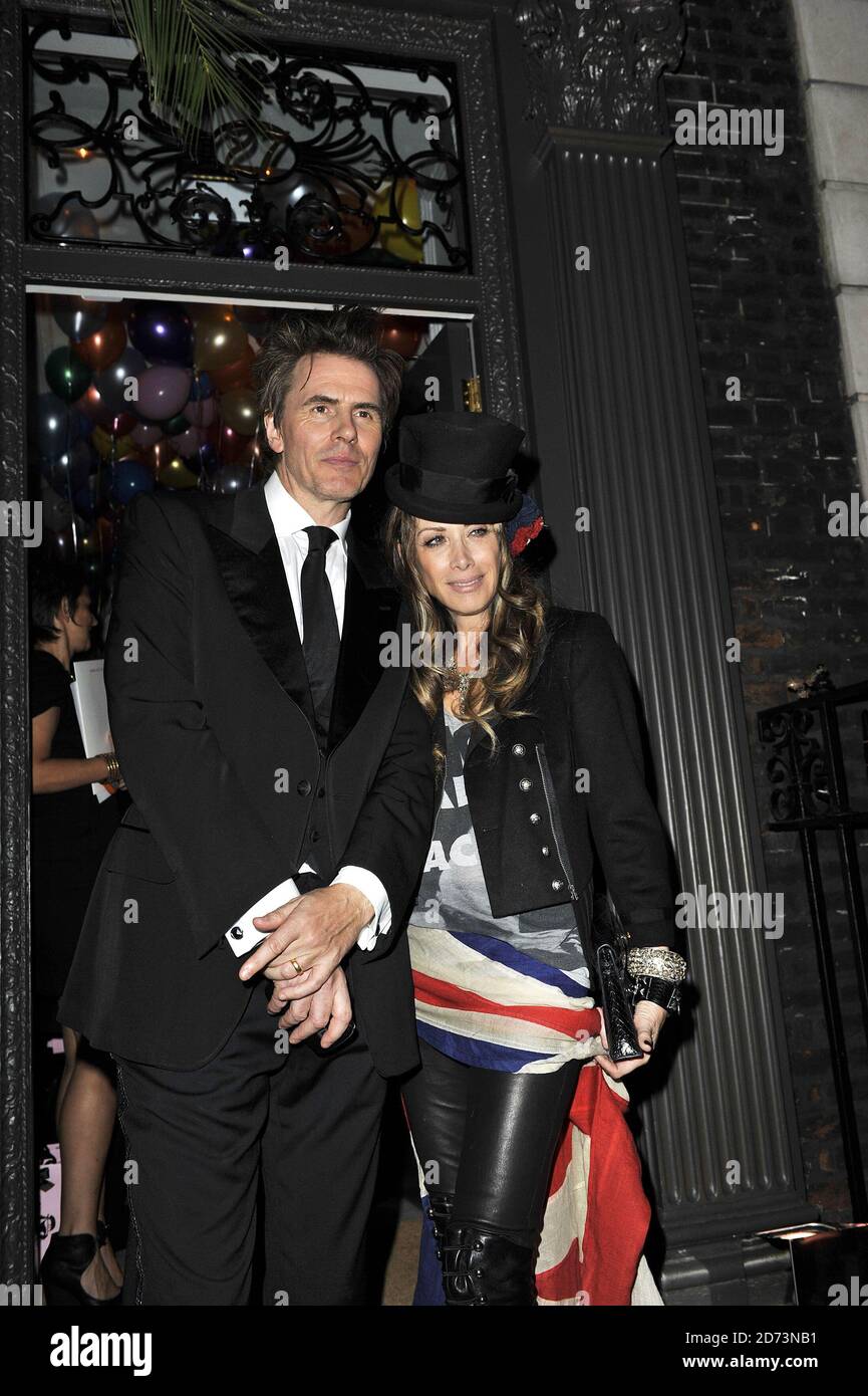 John Taylor and Gela Nash-Taylor attending the launch party for Juicy Couture's flagship store in central London. Stock Photo