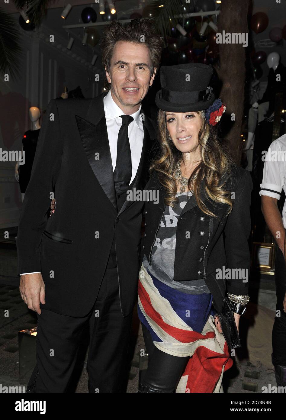 John Taylor and Gela Nash-Taylor attending the launch party for Juicy Couture's flagship store in central London. Stock Photo